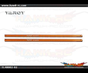 Tarot 450Pro/V2 Stretch Tail Boom (Orange, 2pcs)
